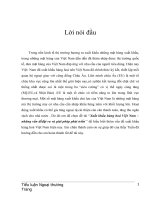 Xuất khẩu hàng hoá Việt Nam – những vấn đề đặt ra và giải pháp phát triển.doc