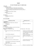 Giáo án môn Toán 159 - tuần 33