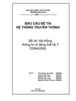 Hệ thống thông tin di động thế hệ 3 CDMA2000