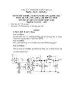 Đề thi lý thuyết kỹ thuật sửa chữa, lắp ráp máy tính 36