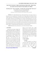 Khả năng ứng dụng vi khuẩn Methylobacterium trong việc gia tăng tỷ lệ nảy mầm