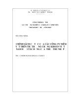 Chính sách cổ tức của các công ty niêm yết trên thị trường chứng khoán Việt Nam.pdf