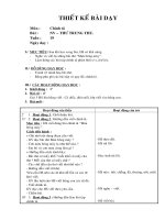 Giáo án Chính tả - Lớp 2 - Thu Trung thu