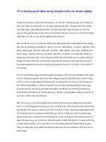 19 xu hướng quyết định tương lai phát triển các doanh nghiệp