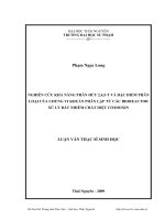 Nghiên cứu khả năng phân hủy  2,4,5 -T và đặc điểm phân loại của chủng vi khuẩn phân lập
