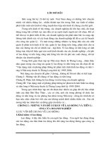 Vận dụng Một số phương pháp thống kê phân tích tình hình lao động & tiền lương ở NM thuốc lá Thăng Long