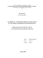 An american – vietnamese cross-cultural study on non-verbal expressions of disappointment part 1