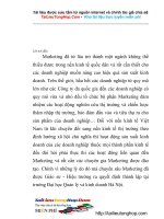 Những giải pháp hoàn thiện công nghệ Marketing bán lẻ .doc