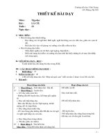 Giáo án Tập đọc - Lớp 2 - Lá cọ 