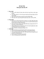 Đề thi chuyên môn xuất nhập khẩu - P1