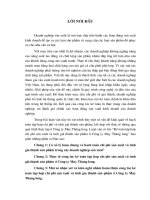 Kế toán tập hợp chi phí sản xuất và tính giá thành sản phẩm ở Công ty May Thăng long