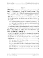 Kế toán chi phí giá thành và xác định kết quả kinh doanh tại Công Ty CPĐTXD và PT Nghệ An