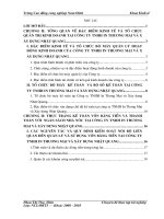 Hoàn thiện kế toán vốn bằng tiền và thanh toán với Ngân sách Nhà nước tại Công ty TNHH In Thương Mại và Xây dựng Nhật Quang