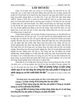 Một số phương pháp và biện pháp nhằm duy trì và mở rộng thị trường tiêu thụ sản phẩm ở Công ty cổ phần dụng cụ cơ khí xuất nhập khẩu Hà Nội