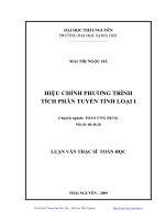 Luận văn thạc sĩ toán học