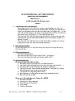 Bài giảng Visual C - 01