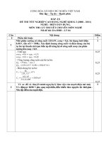 Đáp án đề thi lý thuyết điện dân dụng 4