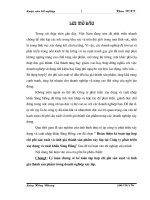 Hoàn thiện kế toán tập hợp CPSX và tính GTSP xây lắp tại Cty phát triển xây dựng và XK Sông Hồng