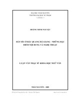 Hát iếu ở bắc quang hà giang - những đặc điểm nội dung và nghệ thuật