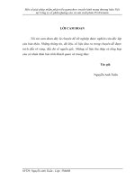  Một số giải pháp nhằm phát triển sản phẩm Gameshow Truyền hình mang thương hiệu Việt tại Công ty cổ phần Quảng cáo và Sản xuất phim ProVietnam