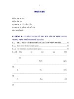 Một số giải pháp thu hút đầu tư nước ngoài vào tỉnh Champasack (CHDCND Lào) đến 2020 .pdf