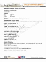 English for Tourism and Hospitality 23