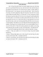 Hoàn thiên phương pháp kế toán nghiệp vụ bán hàng nhóm hàng chủ yếu (cốc giấy) tại công ty liên doanh FNB – chi nhánh Hà Nội