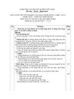 Đáp án đề thi may thiết kế thời trạng 37