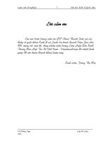 Hoàn thiện hệ thống báo cáo tài chính với việc phân tích tình hình tài chính tại công ty Hàng hải Đông Đô