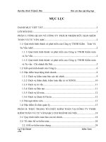 Hoàn thiện kiểm toán chu trình hàng tồn kho trong Kiểm toán báo cáo tài chính tại Công ty TNHh Kiểm toán Auditing Company Limited (ASC)