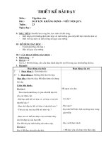 Giáo án Tập làm văn - Lớp 2 - Đáp lời khẳng định - Viết nội quy.doc