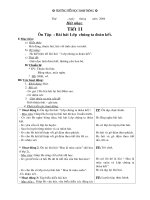 Tài liệu Giáo án Âm nhạc + Mỹ thuật + Đạo đức tháng 3