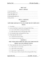 Phát triển du lịch làng nghề truyền thống tại làng gốm Bát Tràng