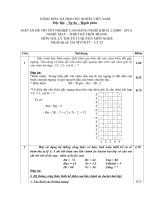 Đáp án đề thi may thiết kế thời trạng 25