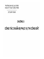 Kỹ thuật thi công - Máy xây dựng Chương 3