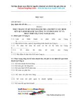 Hoàn thiện công tác hạch toán tiêu thụ hàng hoá và xác định kết quả tiêu thụ tai cty dau tu va phat trien ha tang Nam Quang -  .doc