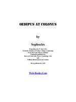 Oedipus at Colonus