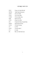 Nâng cao chất lượng phân tích tài chính khách hàng tại Công ty Tài chính Dầu khí Việt Nam