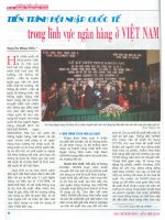 Tiến trình hội nhập quốc tế trong lĩnh vực ngân hàng ở Việt Nam .pdf