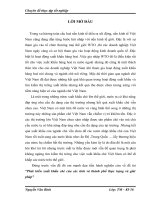 Phát triển xuất khẩu chè của các tỉnh và thành phố thực trạng và giải pháp