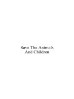 Save The Animals And Children