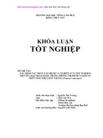  Xác định tác nhân gây bệnh và nghiên cứu thử nghiệm một số loại thảo dược trong phòng trị bệnh vi khuẩn trên tôm thẻ chân trắng (Penaeus vannamei)