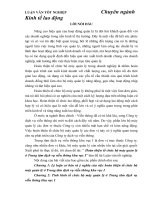  Hoàn thiện tổ chức bộ máy quản lýở Trung tâm dịch vụ viễn thông khu vực I