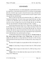 Tổ chức kế toán vật liệu, công cụ, dụng cụ tại công ty cầu 3 thăng long