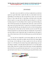 Kế toán tiêu thụ thành phẩm và xác định kết quả tiêu thụ thành phẩm ở cty TM DT va phot trien CN -  .doc