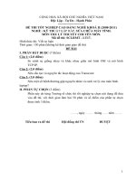 Đề thi lý thuyết kỹ thuật sửa chữa, lắp ráp máy tính 17