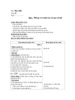 Giáo án Đạo đức lớp 1