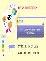 Xây dựng dịch vụ chat trên mạng