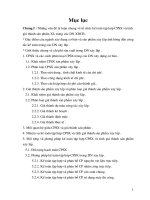 Kế toán tập hợp CPSX và tính GTSP