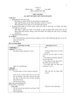 Trọn bộ giáo án Tiếng Việt khối 2 - Học kì II - Tuần 22